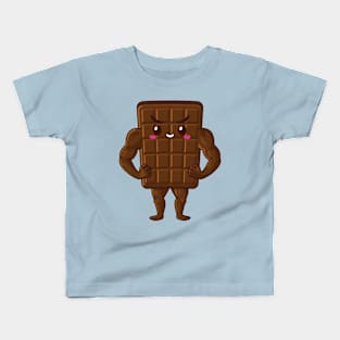 cute muscle chocolate Kids T-Shirt